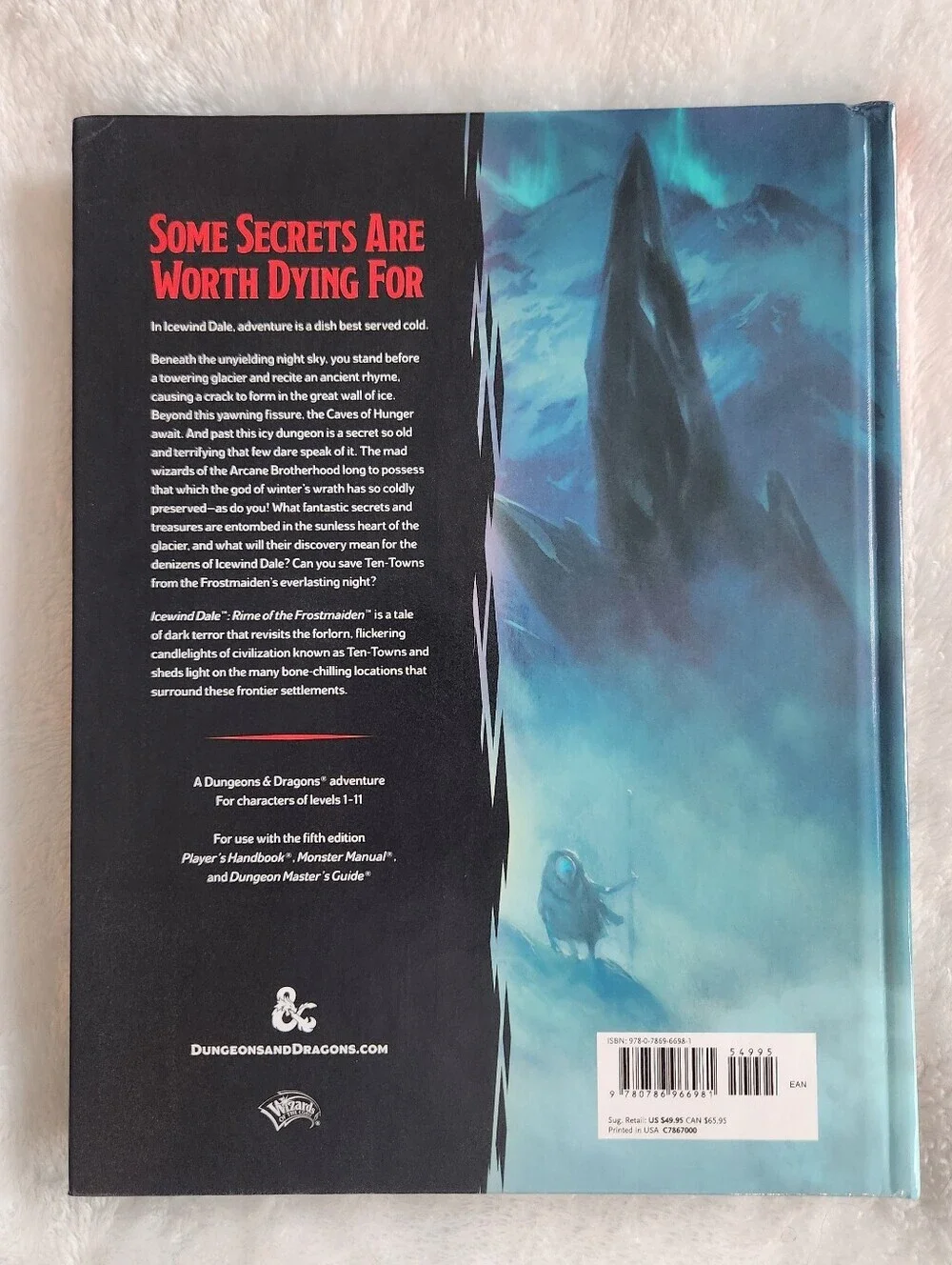 D&D Icewind Dale Rime of the Frostmaiden Hardcover 5E Dungeons And Dragons Game